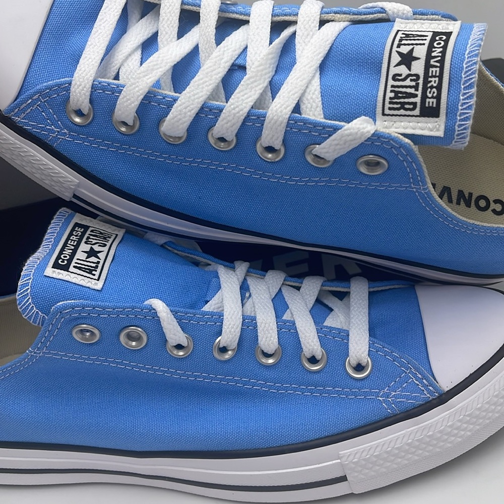 Vans Men’s A04545F CTAS OX LT. BLUE Platforms Sneakers Chuck Taylor All Stars - Picture 15 of 16
